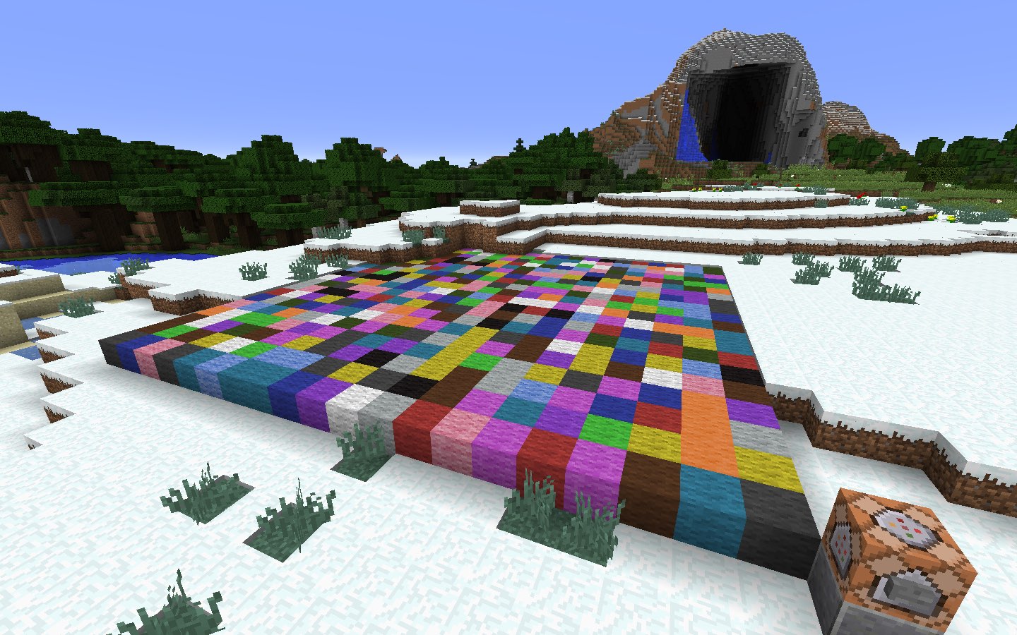 Multicolored Floor of Wool